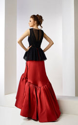 2 of 2 Gatti Nolli Couture ED4643ED4642 Dress Black-Red