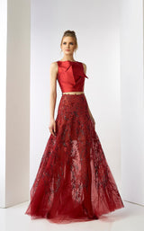 1 of 2 Gatti Nolli Couture ED4644ED4645 Dress Wine