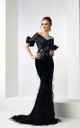 1 of 2 Gatti Nolli Couture ED4655 Dress Black-Multi