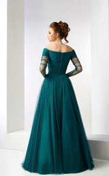 2 of 2 Gatti Nolli Couture ED4685 Dress Peacock