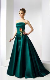 1 of 2 Gatti Nolli Couture ED4691 Dress Peacock