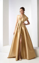 1 of 2 Gatti Nolli Couture ED4692 Dress Gold