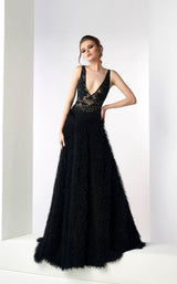 1 of 2 Gatti Nolli Couture ED4705 Dress Black