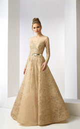 2 of 3 Gatti Nolli Couture ED4761 Dress Gold