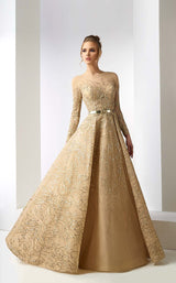 1 of 3 Gatti Nolli Couture ED4761 Dress Gold