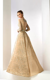 3 of 3 Gatti Nolli Couture ED4761 Dress Gold