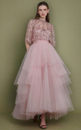1 of 2 Edition Gemy Maalouf EDFW231761MDT Dress Pink
