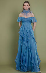 1 of 2 Edition Gemy Maalouf EDFW231778LD Dress Blue