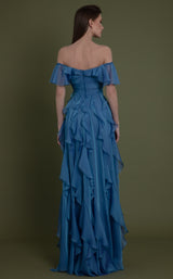 2 of 2 Edition Gemy Maalouf EDFW231778LD Dress Blue