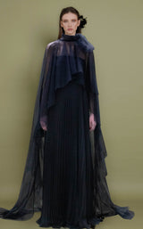 1 of 2 Edition Gemy Maalouf EDFW231779LDEDFW231780CAPEA Dress Blue