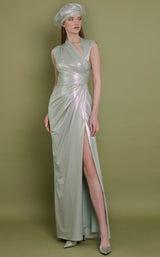 1 of 2 Edition Gemy Maalouf EDFW231781LD Dress Green