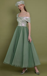 1 of 2 Edition Gemy Maalouf EDFW231782MD Dress Green