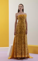 1 of 2 Edition Gemy Maalouf EDSS221739LD Dress Yellow