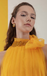 3 of 3 Edition Gemy Maalouf EDSS221740LD Dress Yellow