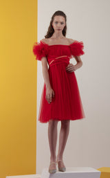 1 of 2 Edition Gemy Maalouf EDSS221745SD Dress Red