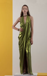 1 of 2 Edition Gemy Maalouf EDSS221755LD Dress Green