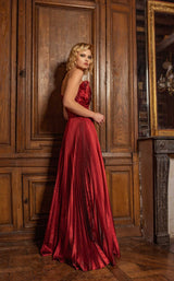 2 of 4 Beside Couture ED1623 Dress Wine