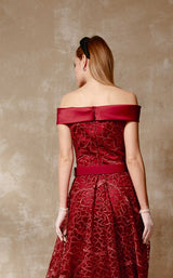 4 of 4 Beside Couture ED1624 Dress Wine