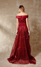 2 of 4 Beside Couture ED1624 Dress Wine