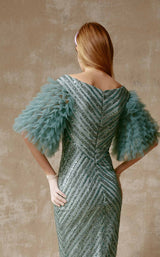 4 of 4 Edition Gemy Maalouf ED1629 Dress Teal