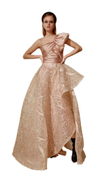 1 of 4 Beside Couture ED1635 Dress Gold