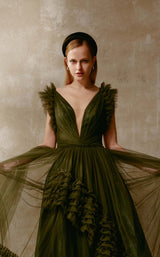 3 of 4 Beside Couture ED1639 Dress Olive