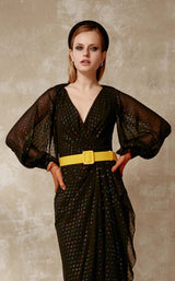 3 of 4 Edition Gemy Maalouf ED1642 Dress Black