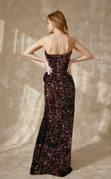 2 of 4 Beside Couture ED1655 Dress Purple-Pink