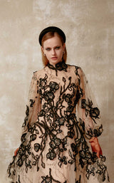 3 of 4 Beside Couture ED1663 Dress Black-Nude