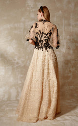 2 of 4 Beside Couture ED1664 Dress Gold-Black