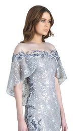 3 of 4 Revive by Tony Ward Eleanor Dress Silver
