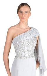 3 of 4 Revive by Tony Ward Erica Dress Light-Grey