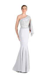 1 of 4 Revive by Tony Ward Erica Dress Light-Grey
