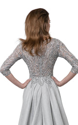 4 of 4 Revive by Tony Ward Esther Dress Light-Grey