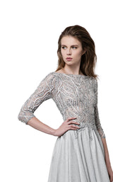 3 of 4 Revive by Tony Ward Esther Dress Light-Grey