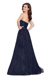 8 of 20 Ellie Wilde EW119002 Navy Blue