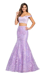 2 of 16 Ellie Wilde EW119006 Lilac