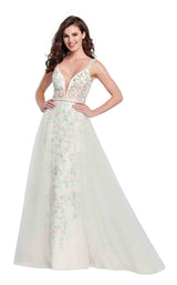 1 of 12 Ellie Wilde EW119011 Ivory Multi