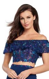 10 of 12 Ellie Wilde EW119012 Navy-Blue-Multi