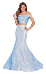 2 of 18 Ellie Wilde EW119014 Light Blue