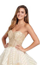 7 of 12 Ellie Wilde EW119015 Light-Gold-Ivory