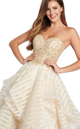 9 of 12 Ellie Wilde EW119015 Light-Gold-Ivory