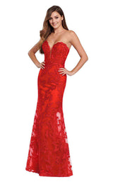 2 of 18 Ellie Wilde EW119022 Red