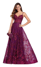 3 of 18 Ellie Wilde EW119032 Purple