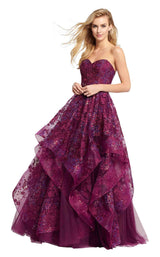 1 of 12 Ellie Wilde EW119033 Purple