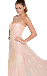 17 of 32 Ellie Wilde EW119039 Light Coral