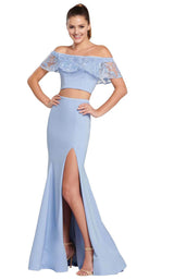 1 of 16 Ellie Wilde EW119045 Periwinkle