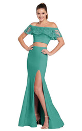 3 of 16 Ellie Wilde EW119045 Teal