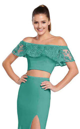 11 of 16 Ellie Wilde EW119045 Teal