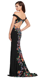 6 of 12 Ellie Wilde EW119046 Black Multi